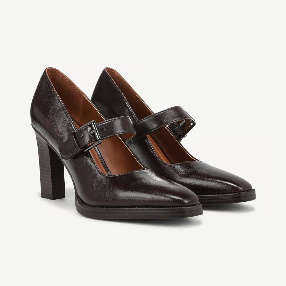 Franco Sarto Shalina Mary Jane Pump - Dark Brown