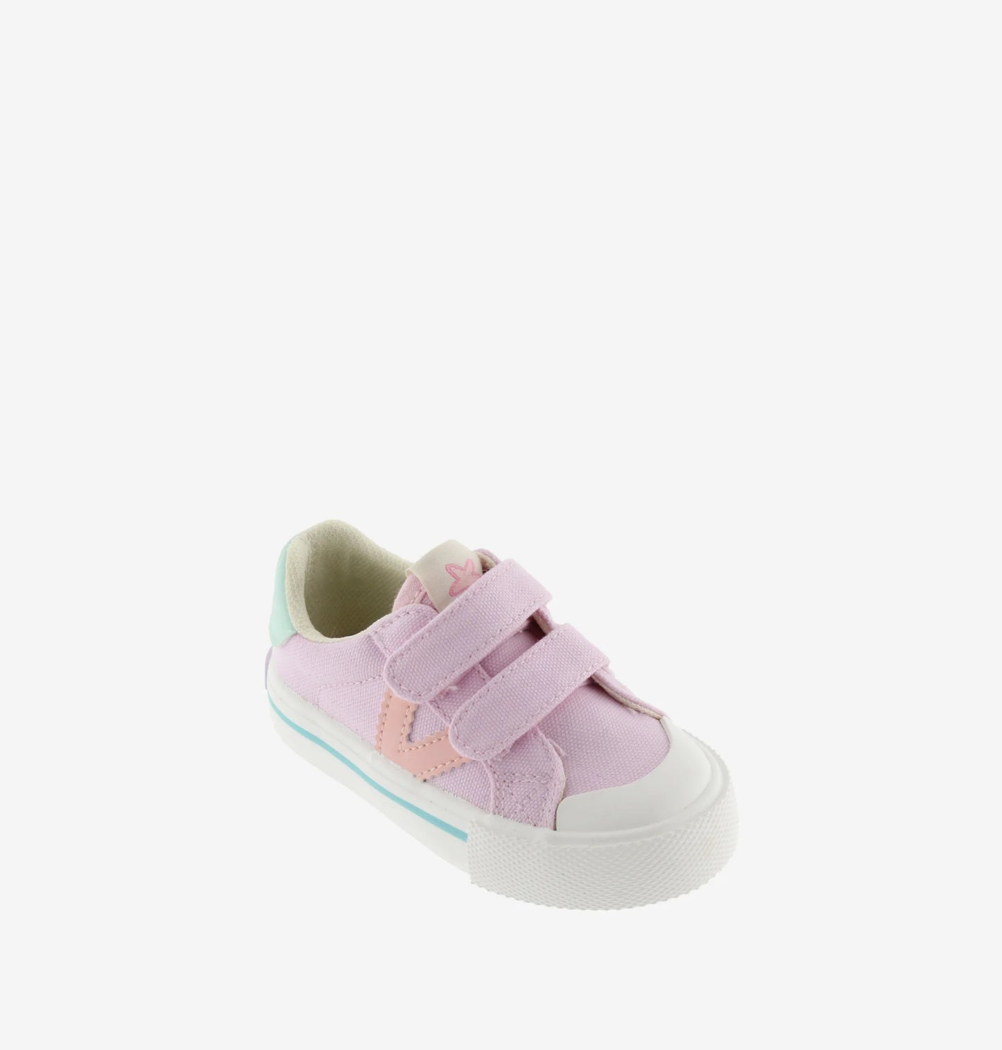 Victoria 1065189 Straps Canvas Kid's Canvas Sports Trainers (Green or PInk)