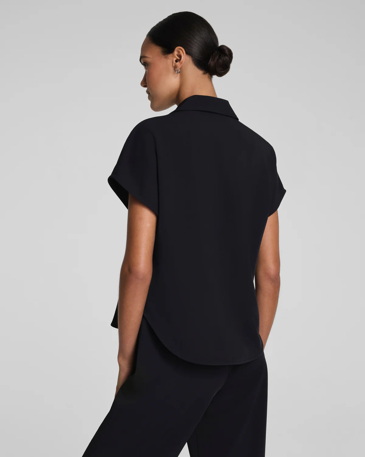 SPANX® CarryOn Collared Tee Black