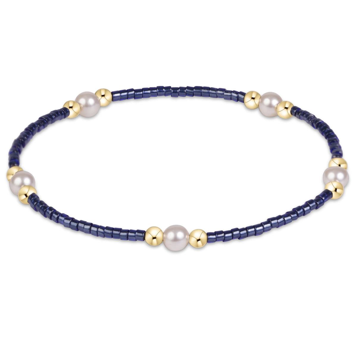 enewton Hope Purpose Pearl Bracelet Navy