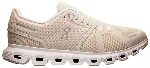 Women's On Running Cloud #6 Pearl/White