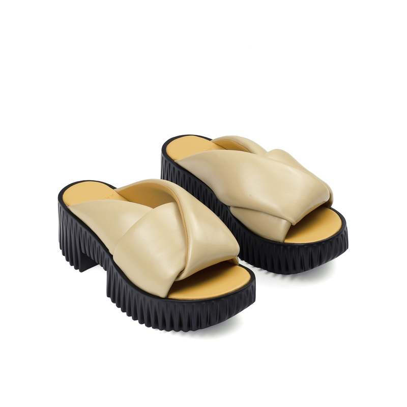 4CCCCEES Plia Anda Slide Sandal in Skin