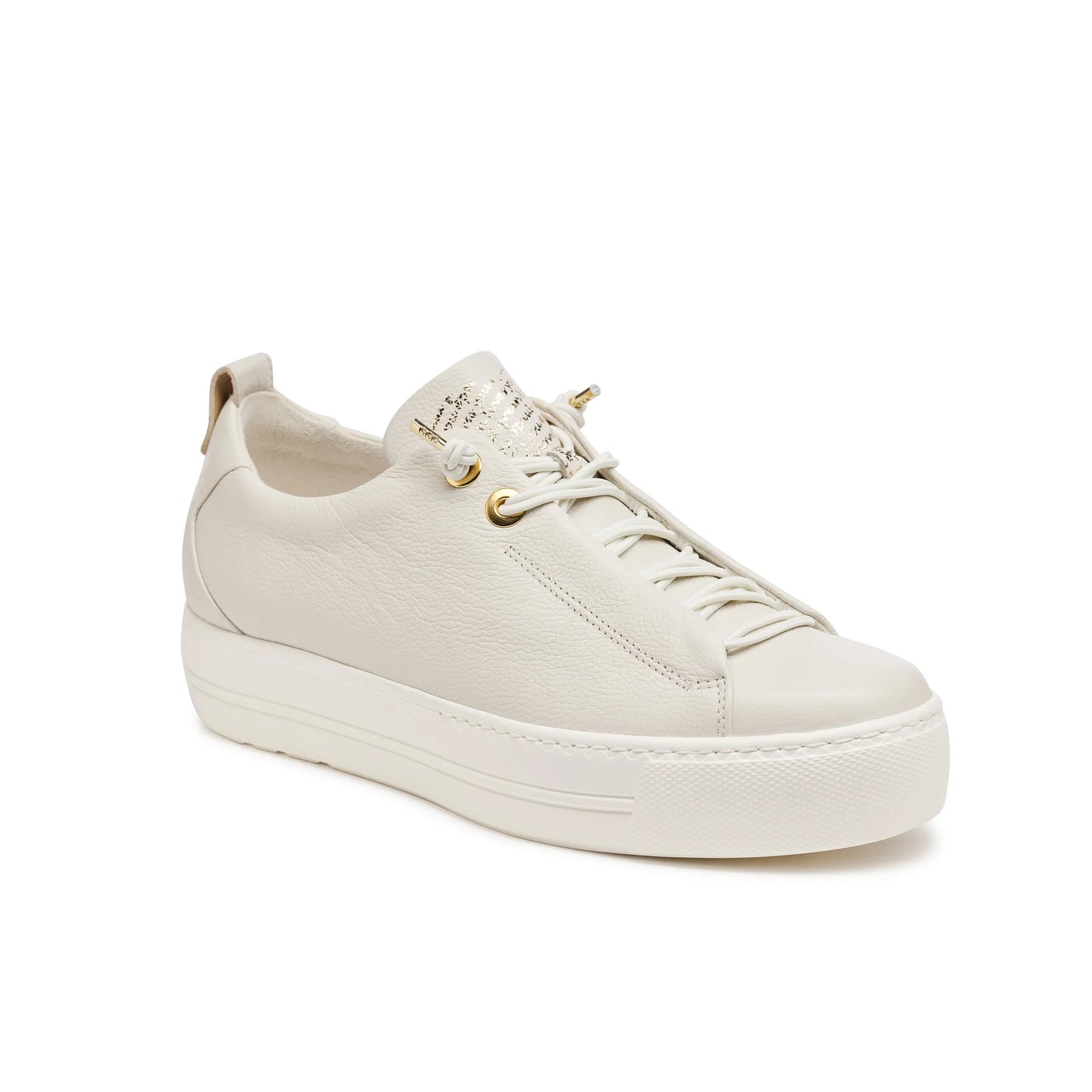 Paul Green Faye Sneaker Ivory Leather