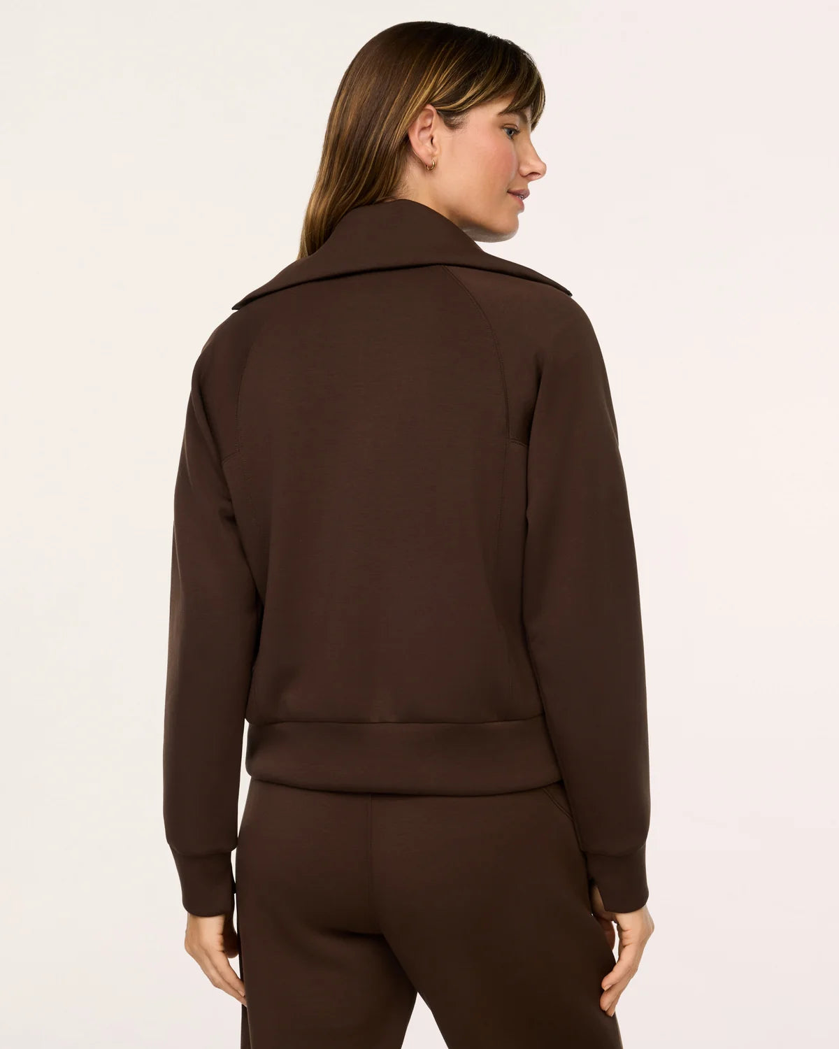 SPANX® Airessentials Half Zip - Umber Root
