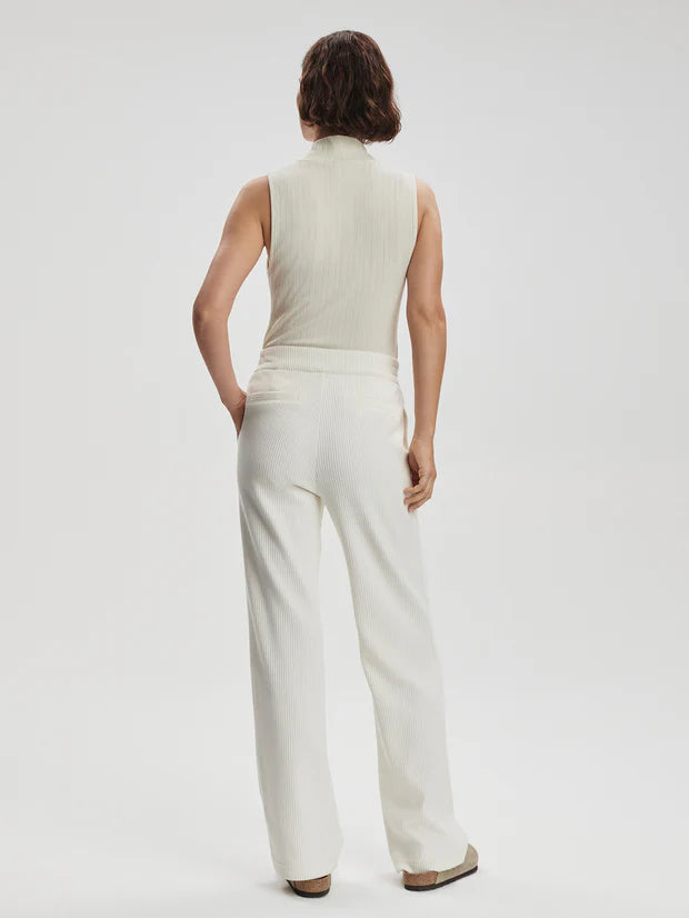 Varley Aberdeen Straight Leg Pant Egret 29in or 31.5in