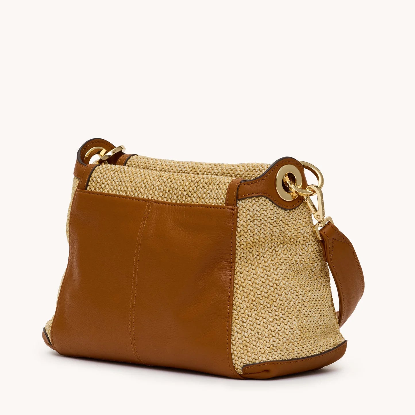 Hammitt Bryant Medium Cocoa Raffia/Gold