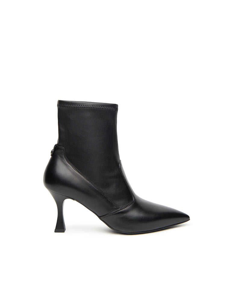 NeroGiardini Leather Ankle Boot - Black