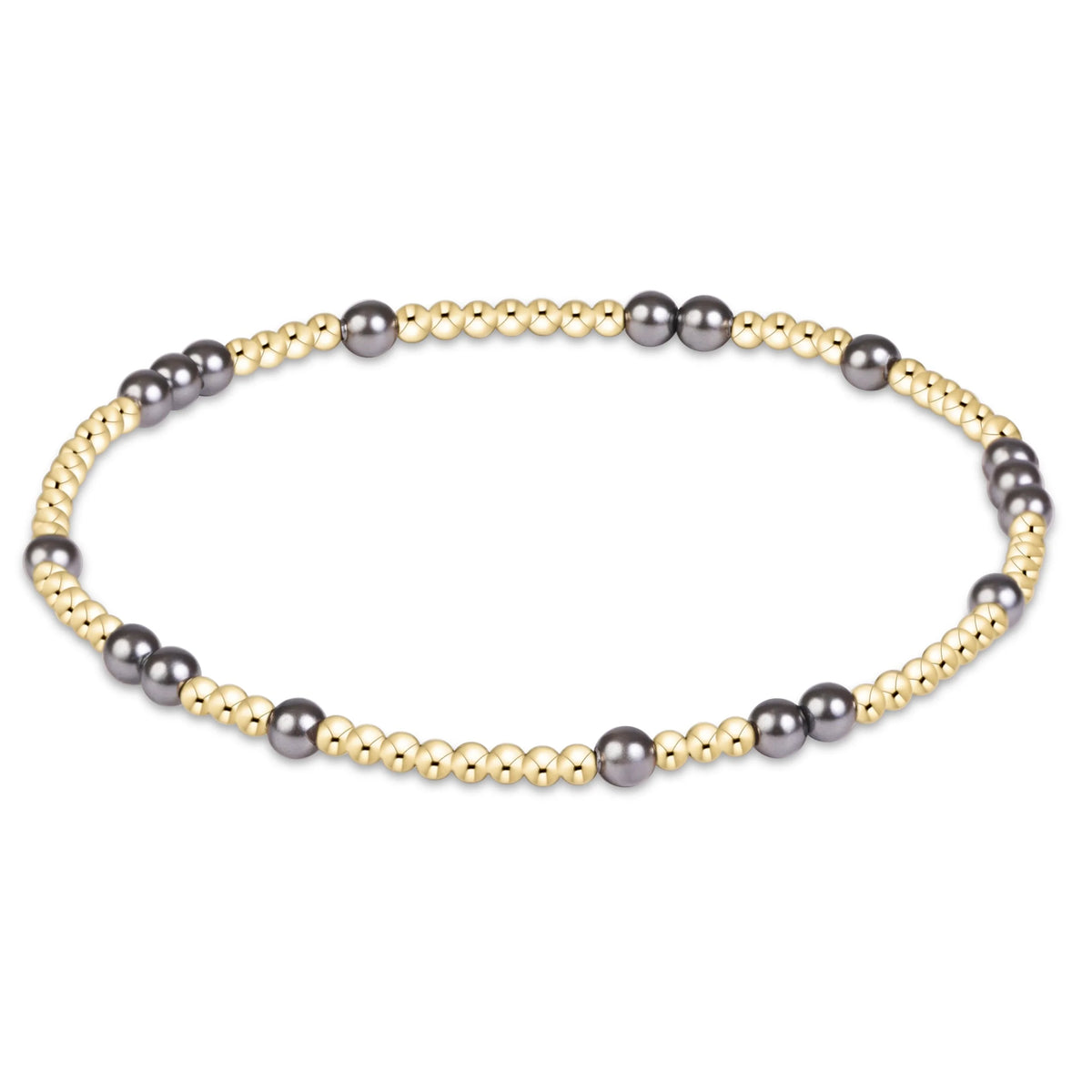 enewton Hope Unwritten Pearl Dark Grey 3mm Bracelet