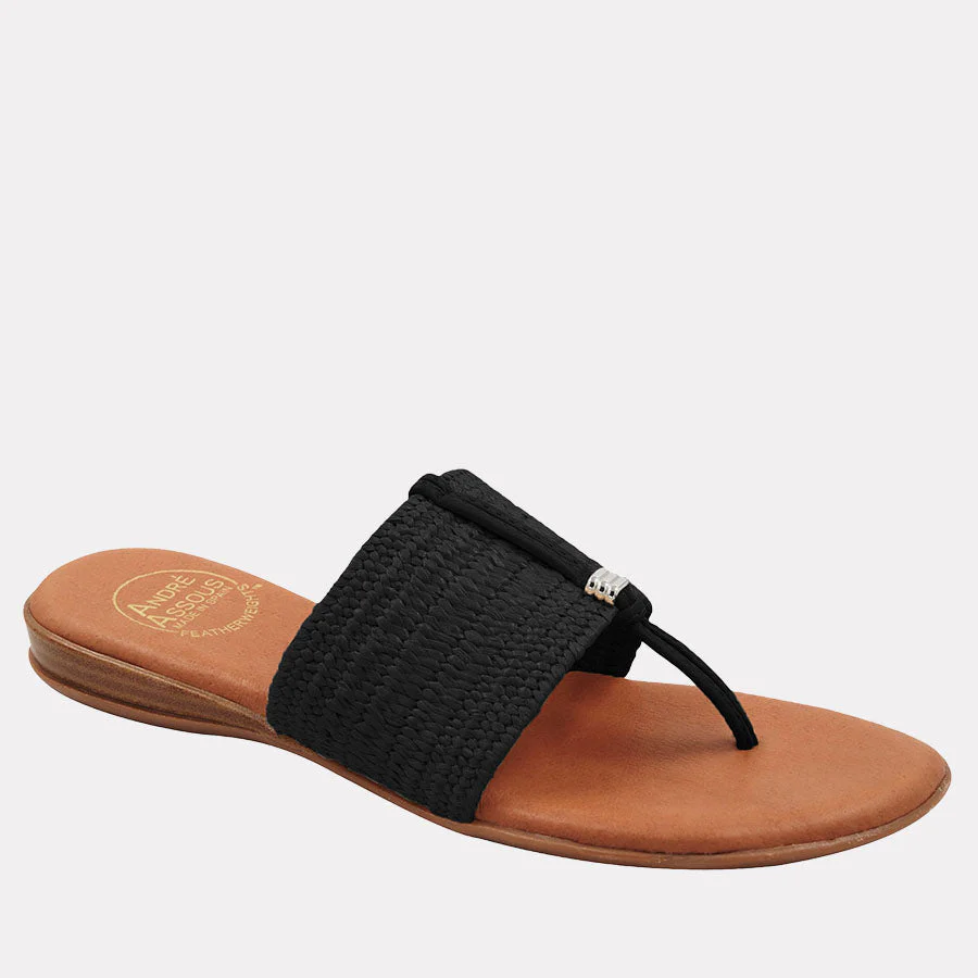 Andre Assous Nice Featherweight Sandal in Black