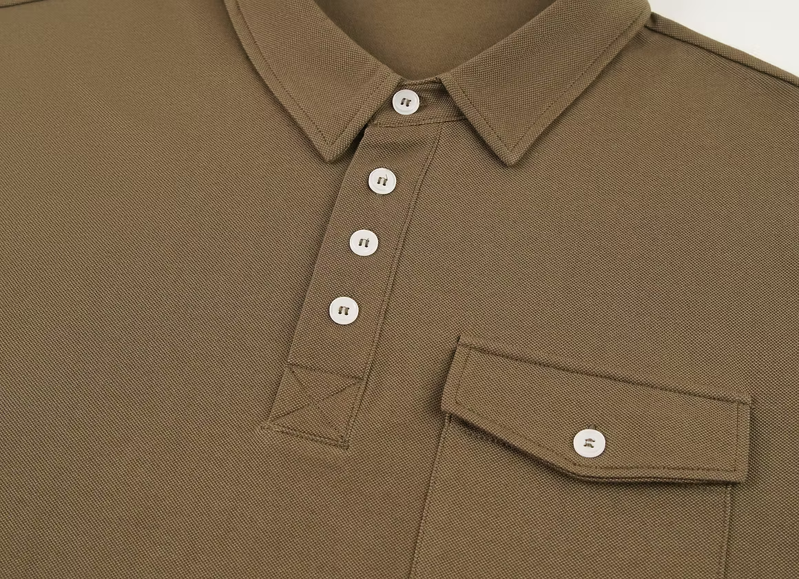 KIKOOYA Men's Outpost Polo - Pine Bark