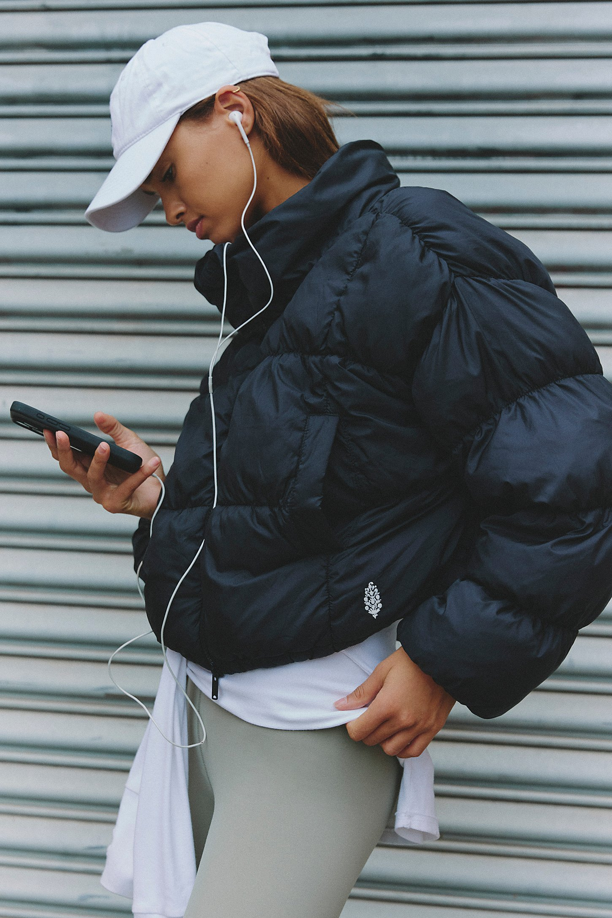 FP Movement In A Bubble Puffer Jacket - Black - saving for next winter