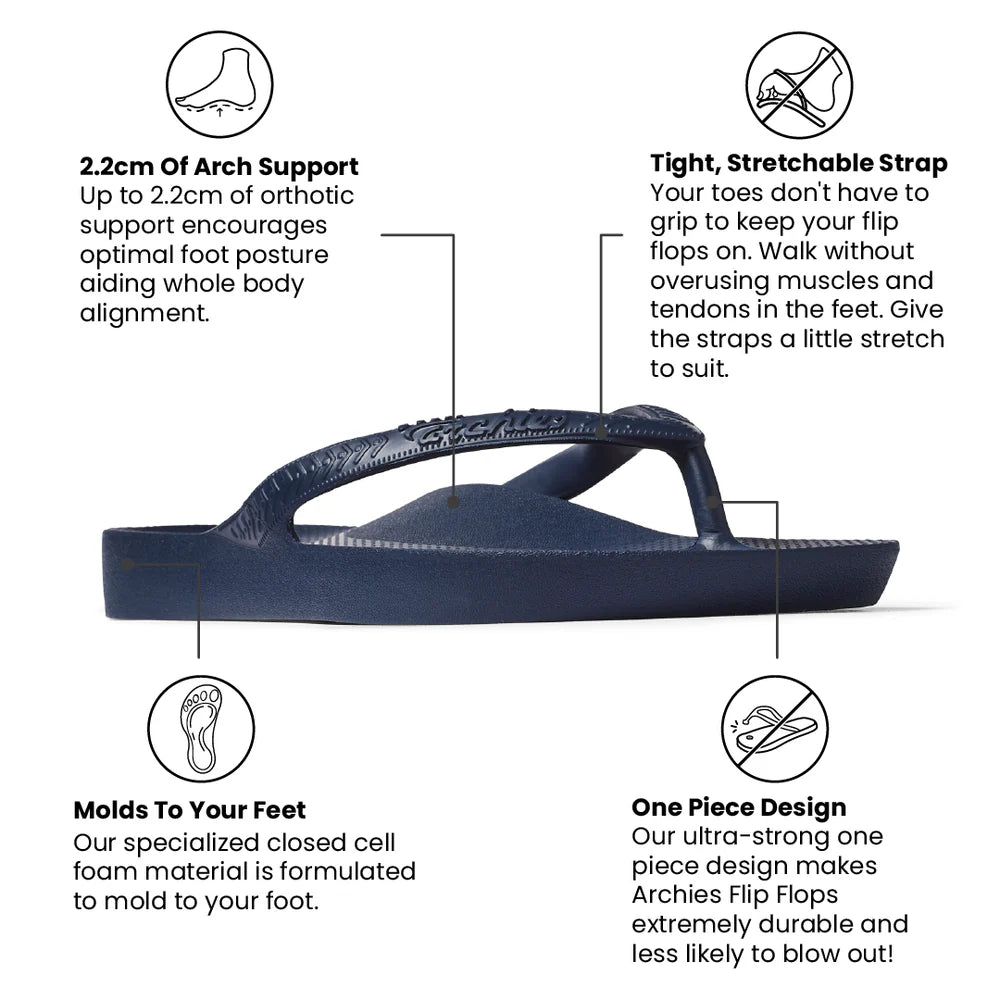 Archies Flip Flop Navy Blue
