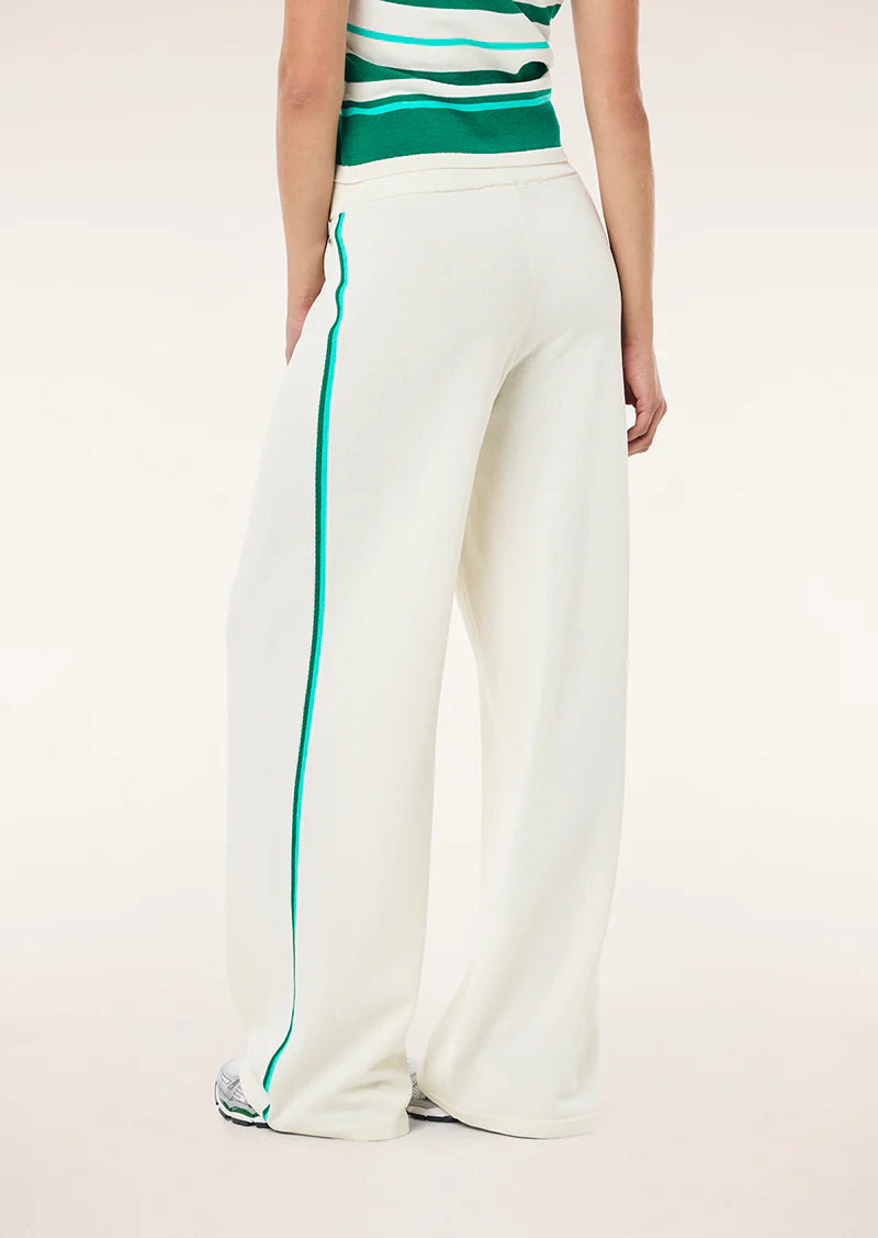 P.E. Nation Retreat Knit Pant in Whisper White