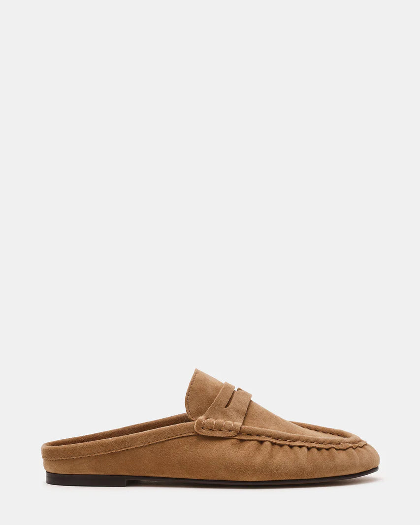 Steve Madden Rafe Suede Penny Loafer Mule