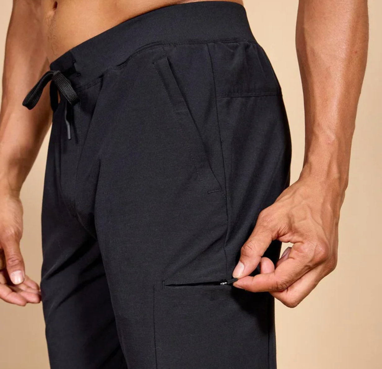 MPG Stretch Woven Cargo Pant Black