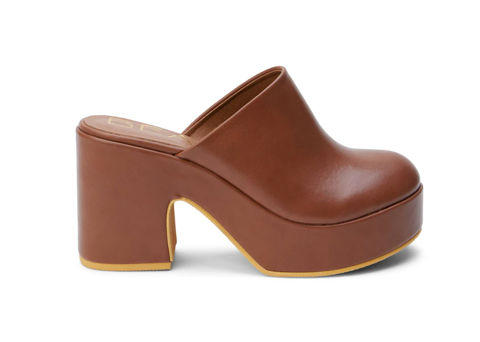 Beach Matisse Jayde Platform Mule Brown
