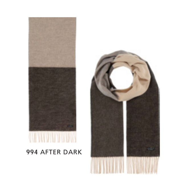 V. Fraas BLock Twill Scarf (various colors)