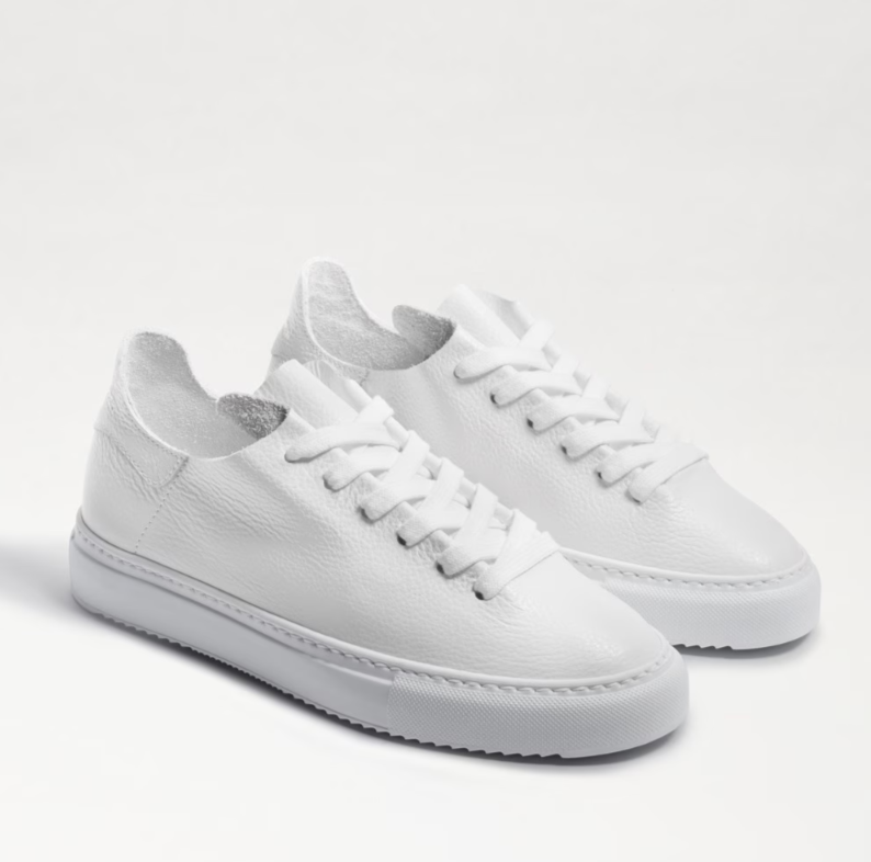 Sam Edelman Poppy Lace up Sneaker White