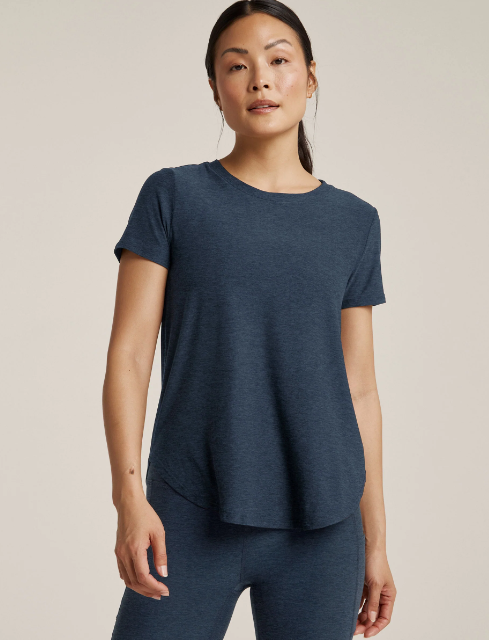 Beyond Yoga Featherweight Down Low Tee