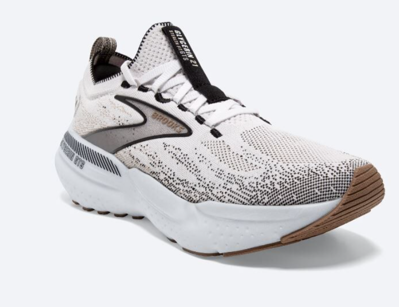 Brooks Women's Glycerin Stealthfit 21 White/Grey/Black