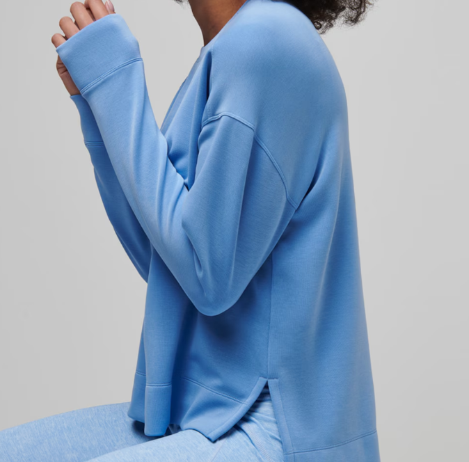 Travis Mathew Lacewings Skysoft Crew Cornflower