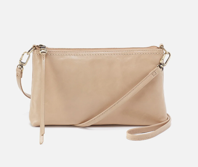HOBO Leather Darcy Crossbody Quartz