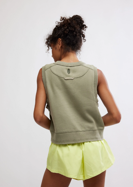 Free People Intercept Tank Sage Stone