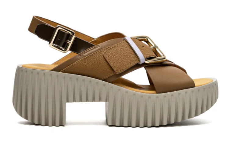 4CCCCEES Plia Juno Taupe Nappa Leather