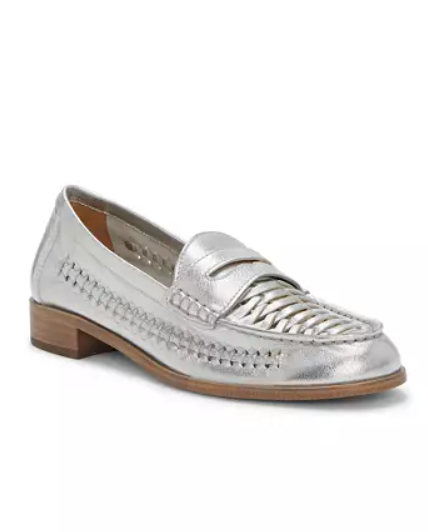 Vince Camuto Calie Lux Silver Loafer