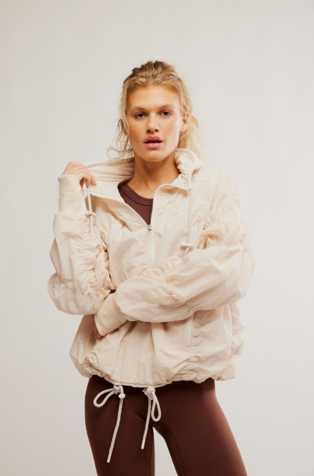 FP Movement Light Packable Hike Pullover Bleached Clay