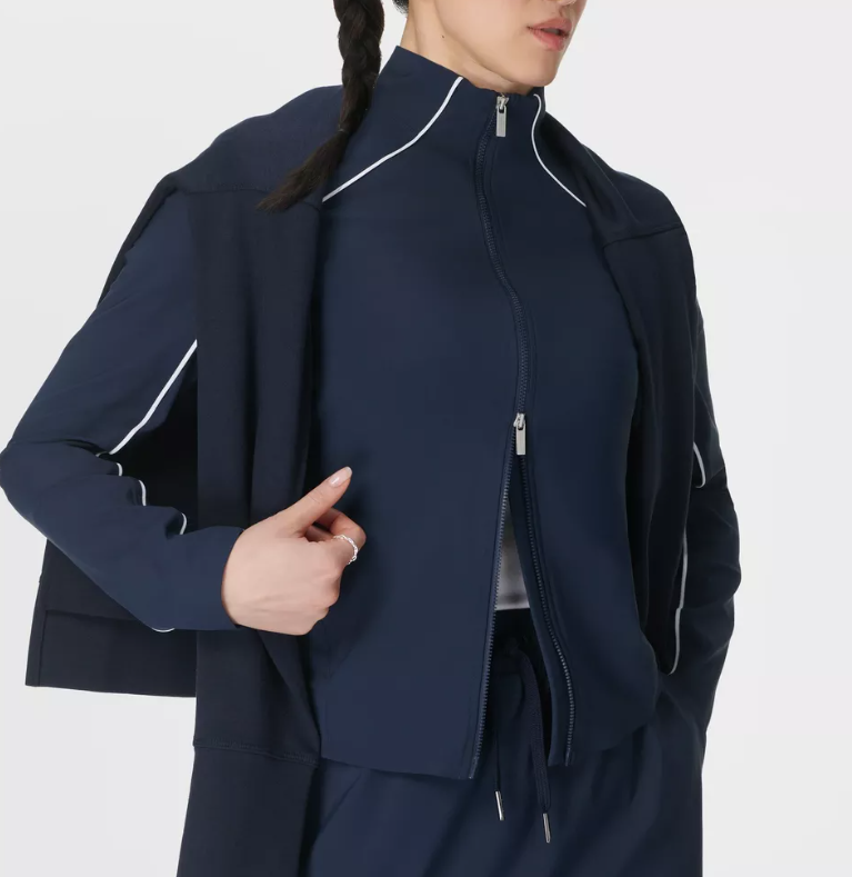 Sweatty Betty Anytime Explorer Zip Up Navy
