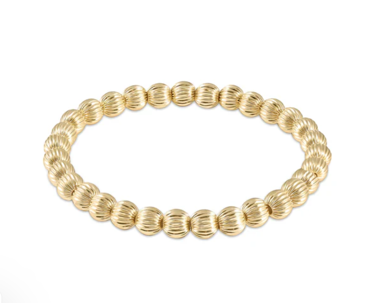 enewton Dignity Gold Pattern 6mm Bead