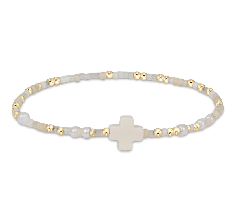 enewton Hope Unwritten Signature Cross Bracelet Call Me On My Shellphone