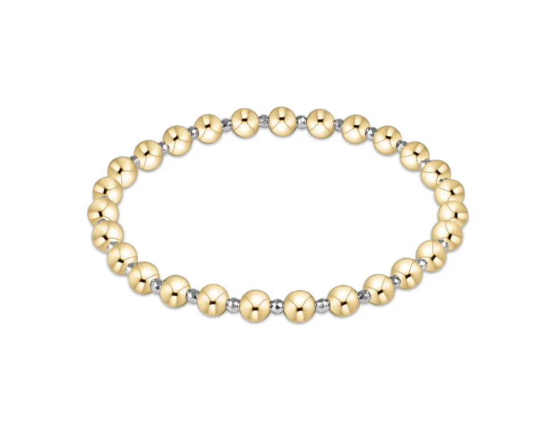 enewton Bright Hematite Grateful Pattern bracelet 5mm