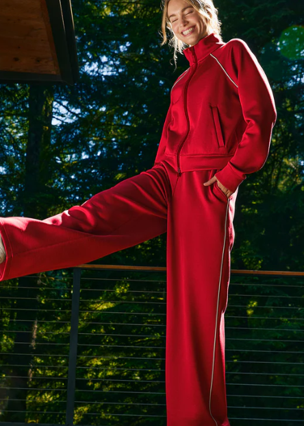 Beyond Yoga Beyond yoga In the flow Piped Wide Leg Pant