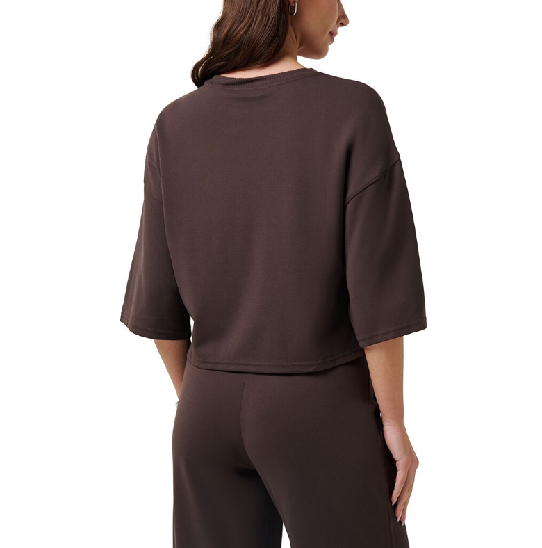 Travis Mathew Friday Ponte Top Coffee Grounds