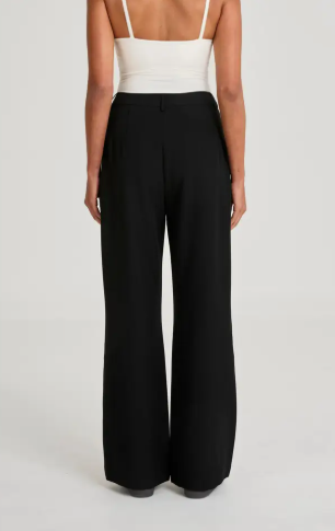 Allfenix Pintuck Longline Pant Black