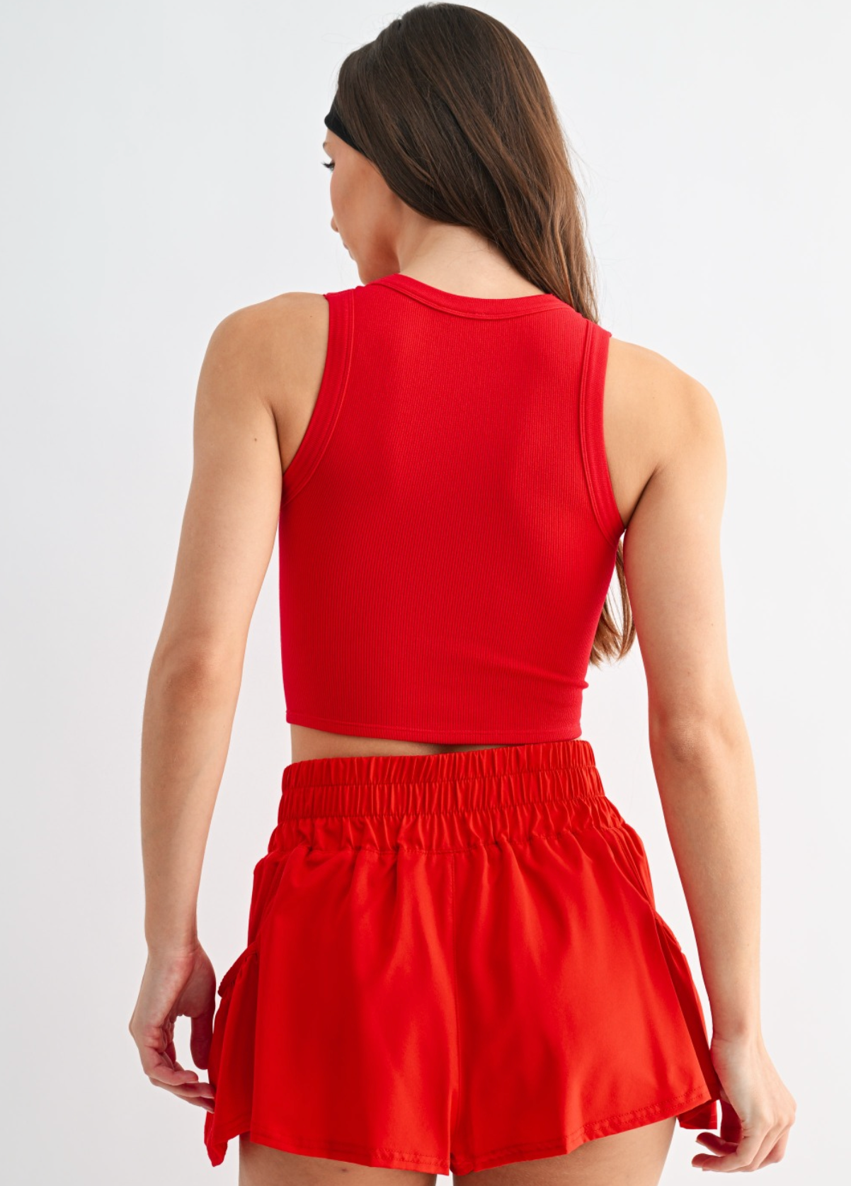 Sweet Soles FlexForm Seamless Muscle Tank - Ruby Red