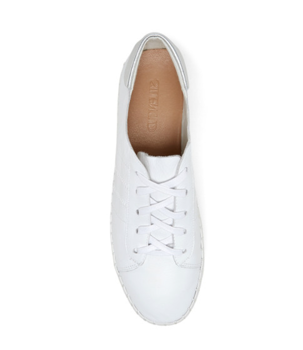 Silent D Burrel White Leather