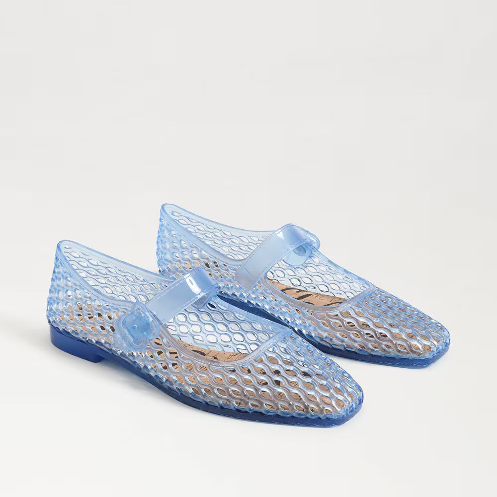 Sam Edelman Michaela Jelly Mary Jane Flat - Light Blue