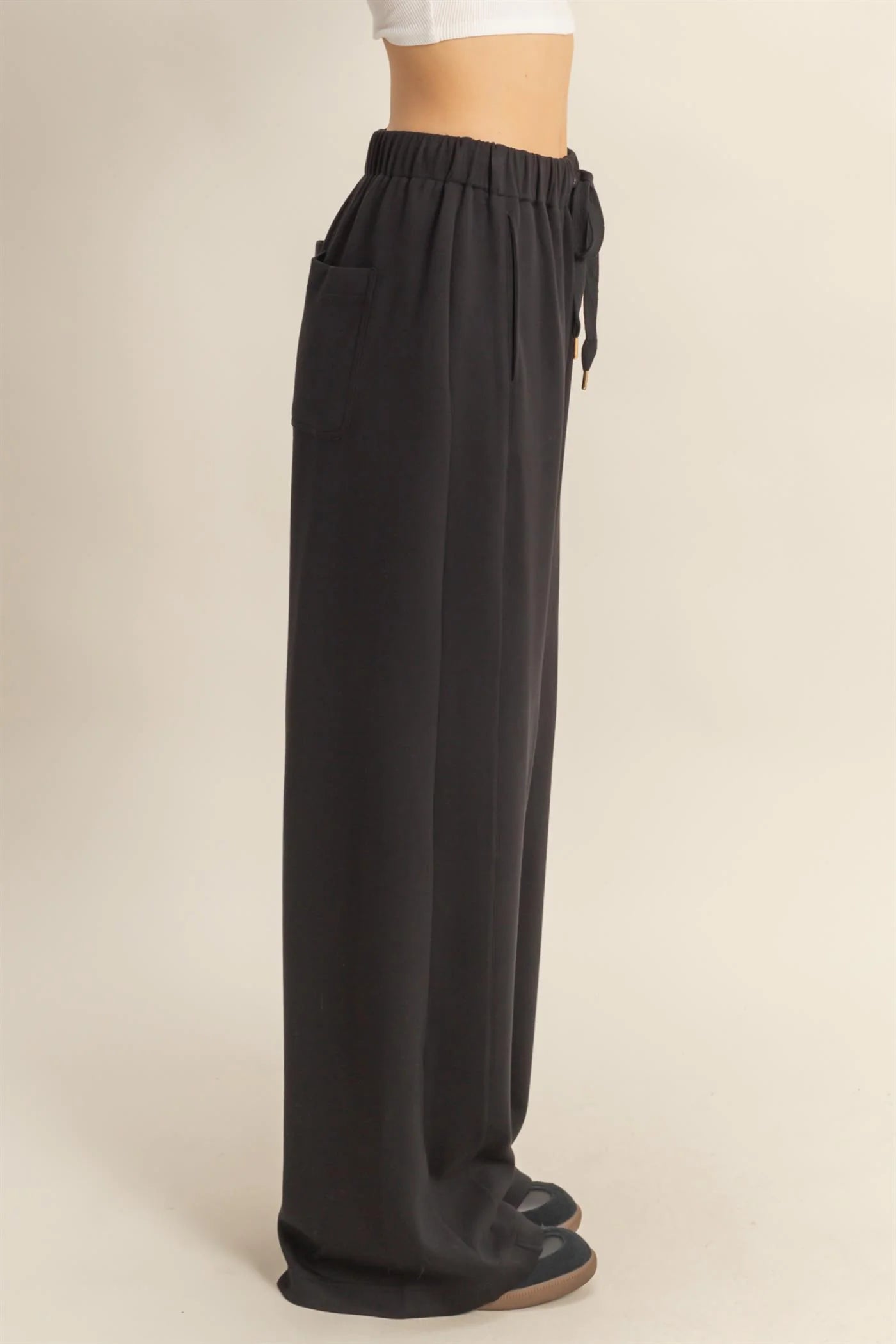 Sweet Soles Drawstring Wide Leg Pant