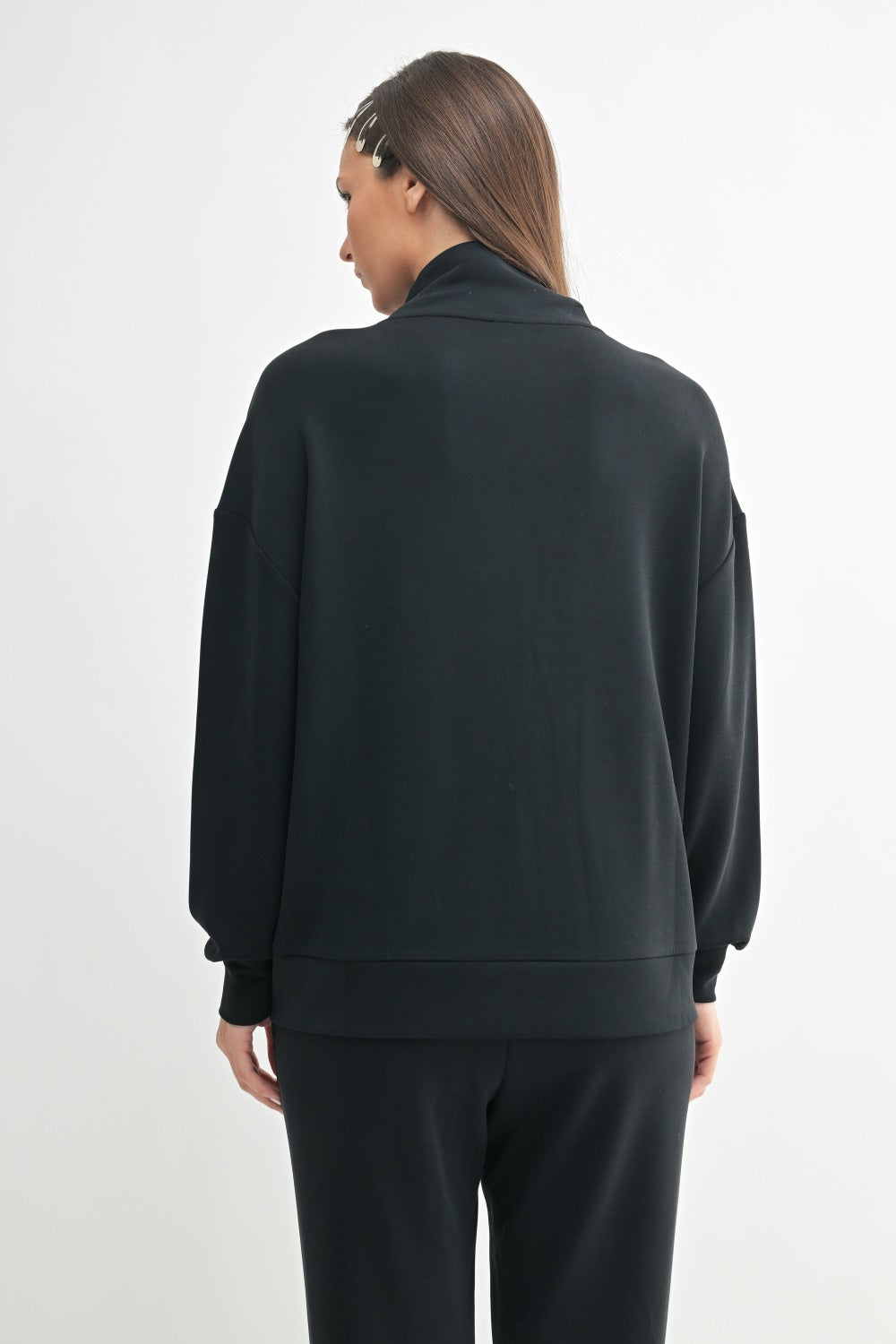 Sweet Soles Gold Trim Scuba Zip-Up Jacket