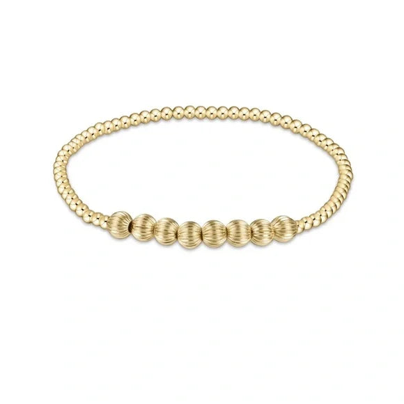 enewton Dignity Beaded Bliss 2.5mm Bead Bracelet-5mm gold