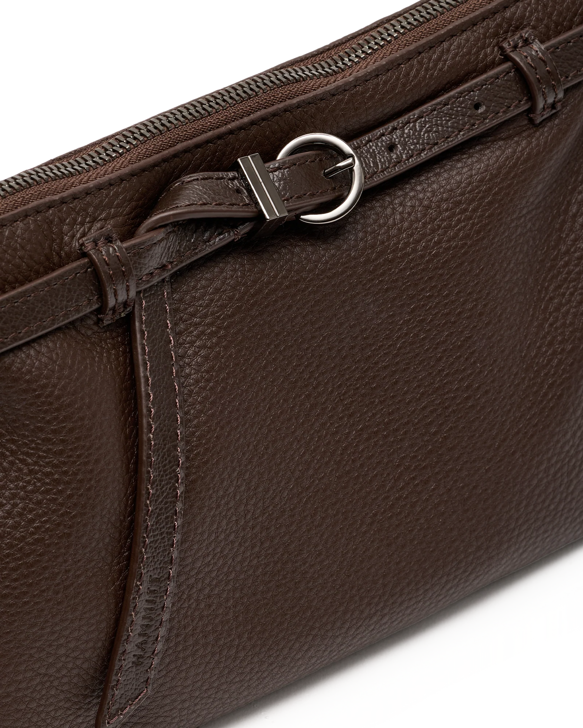 Hammitt Kyle Small Belted Espresso/Gunmetal