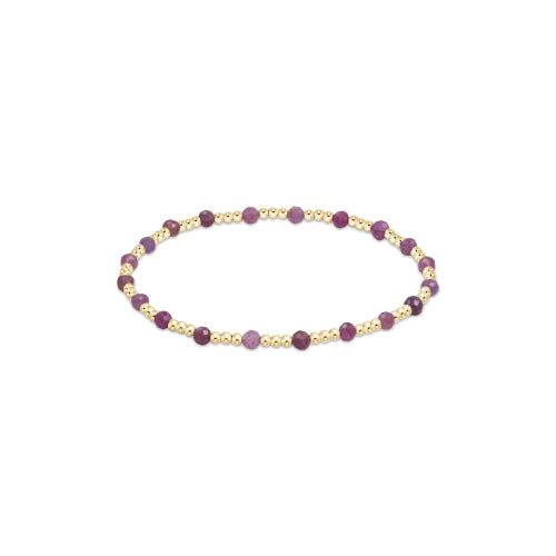enewton Gemstone Gold Sincerity 3mm Bead bracelet