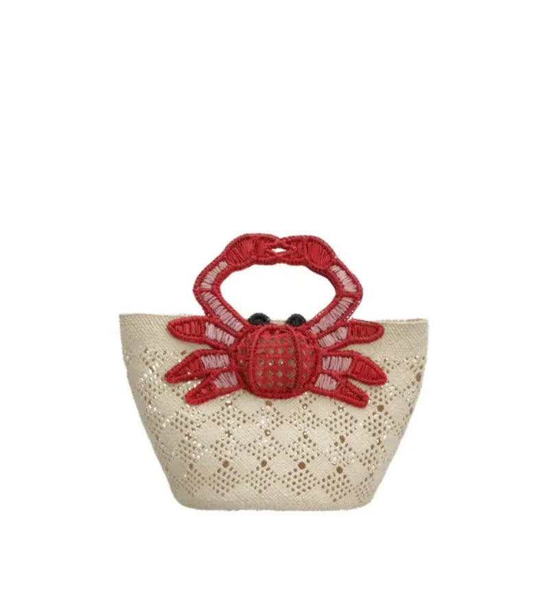 Mercedes Salazar Small Crab Basket Bag
