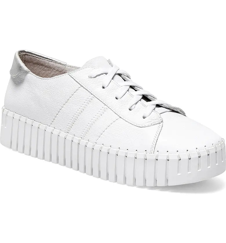Silent D Burrel White Leather