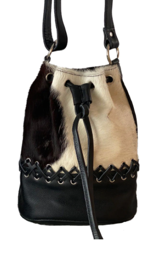 Saudara Small Bucket Bag Cowhide Various Colors