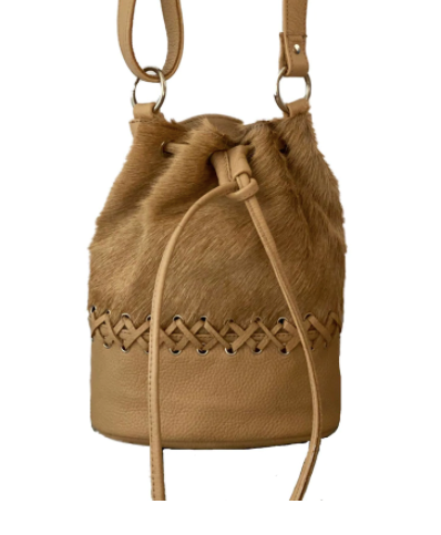 Saudara Small Bucket Bag Cowhide Various Colors
