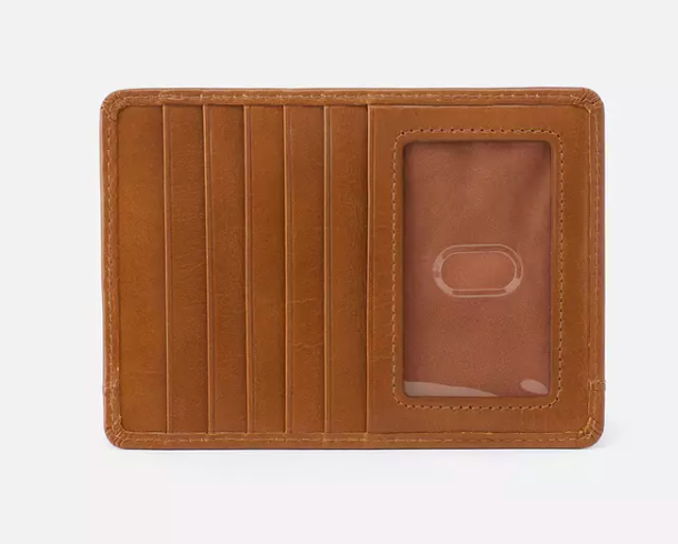 Hobo Leather Euro Slide Credit Card Wallet Various Colors